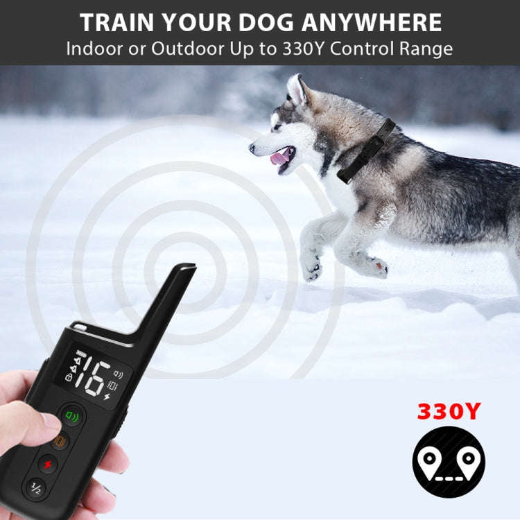 Pet Wrap-around Electric Shock Column Powerful Electronic Training Collar, Style: Only Receiver
