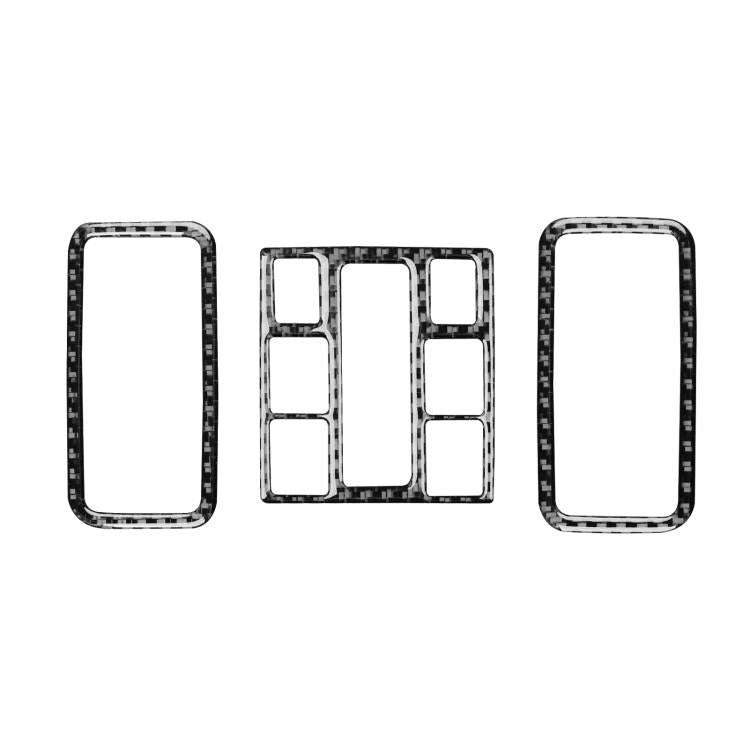 For Volkswagen Sagitar 2019-2023 3pcs /Set Left-hand Drive Reading Light Button Sticker(Black)
