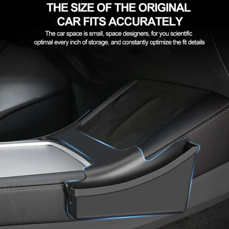 For Tesla Model Y / 3 Center Side Storage Box Side Organizer Saddle Box Interior Modification Acc...