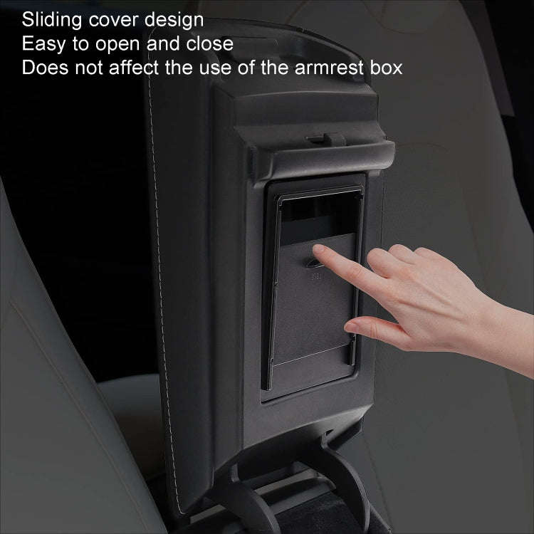 For Tesla Model Y / 3  Armrest Hidden Storage Box Central Control Storage Box