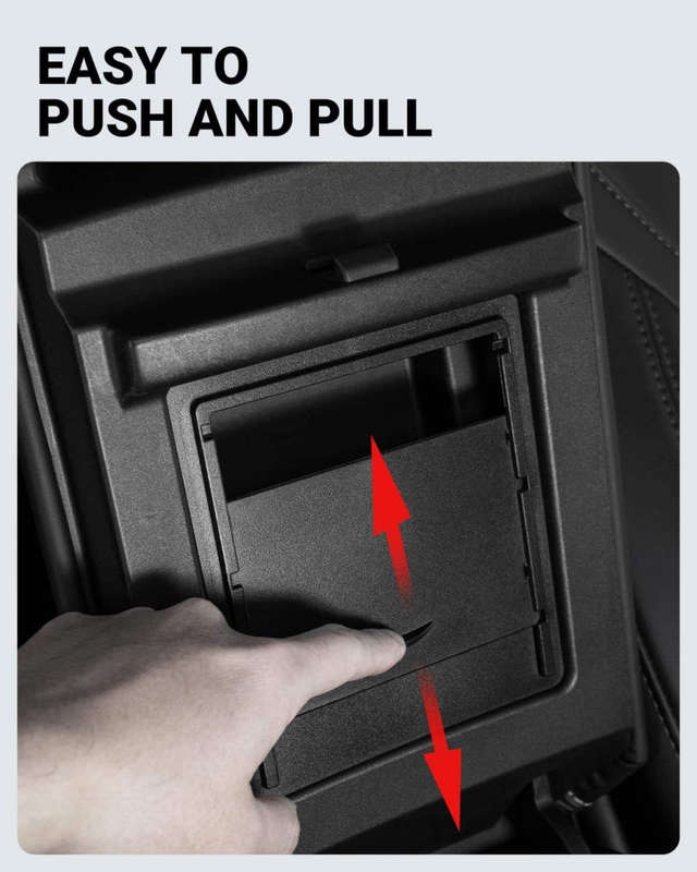 For Tesla Model Y / 3  Armrest Hidden Storage Box Central Control Storage Box