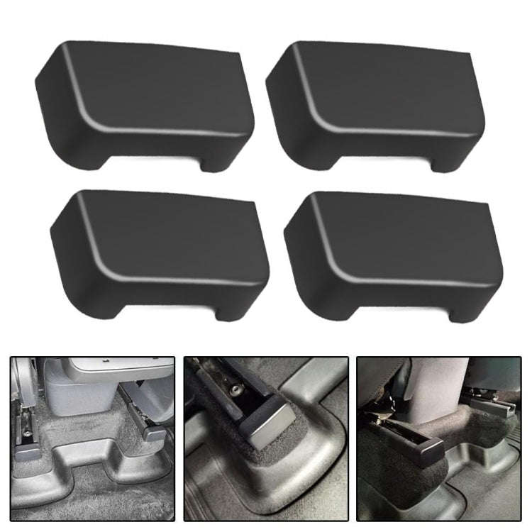 4pcs /Set For Tesla Model Y / 3 Seat Slide Anti Kick Plug Pulley Protective Cover Interior Modifi...