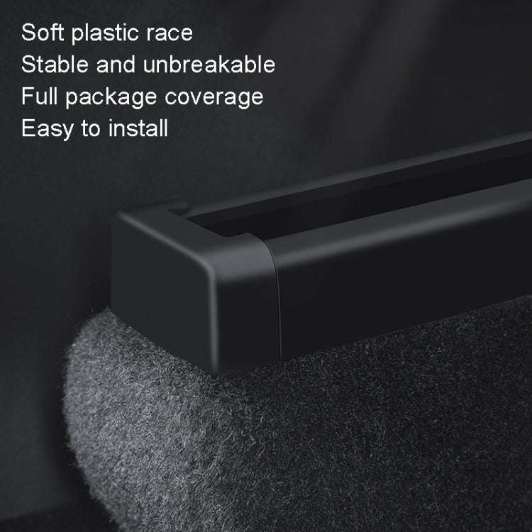 4pcs /Set For Tesla Model Y / 3 Seat Slide Anti Kick Plug Pulley Protective Cover Interior Modifi...