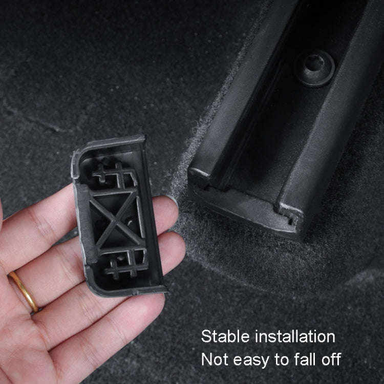 4pcs /Set For Tesla Model Y / 3 Seat Slide Anti Kick Plug Pulley Protective Cover Interior Modifi...
