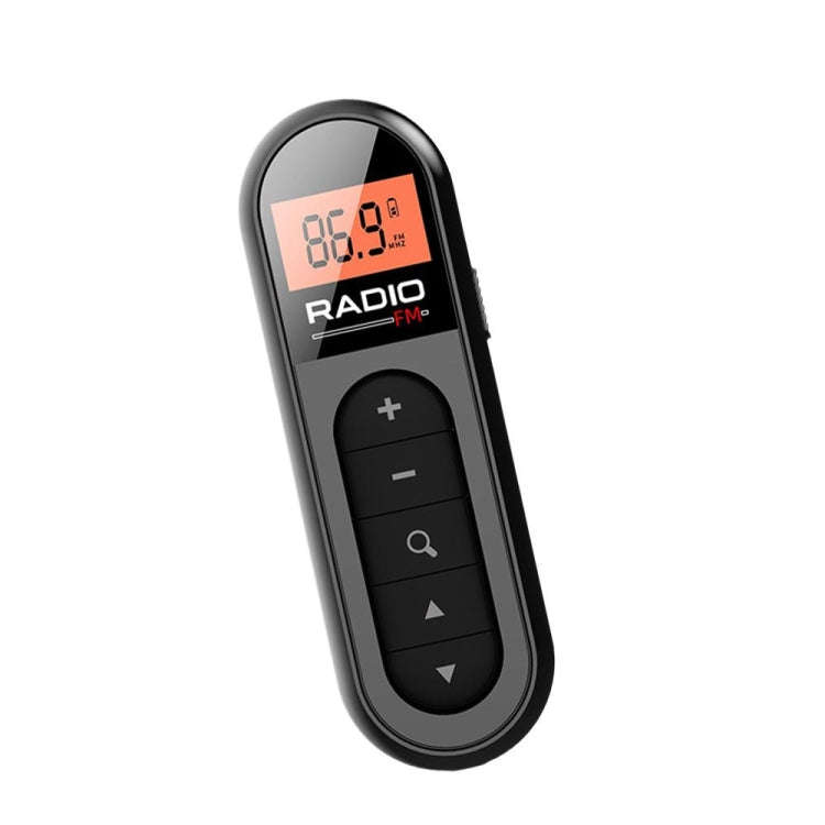 Mini Pocket FM Radio Collar Clip Style Rechargeable Walkman For Conference Tour Guide Horse Racin...