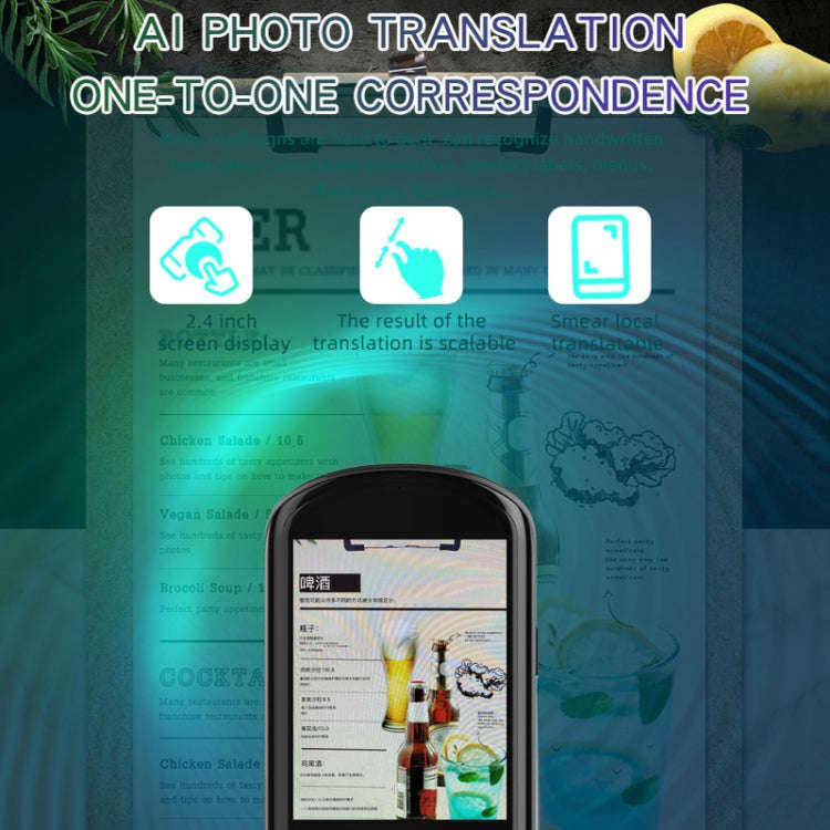 2.88-inch HD Screen WiFi Translator 139 Languages Voice Translator Photo Recording Translator Pen...