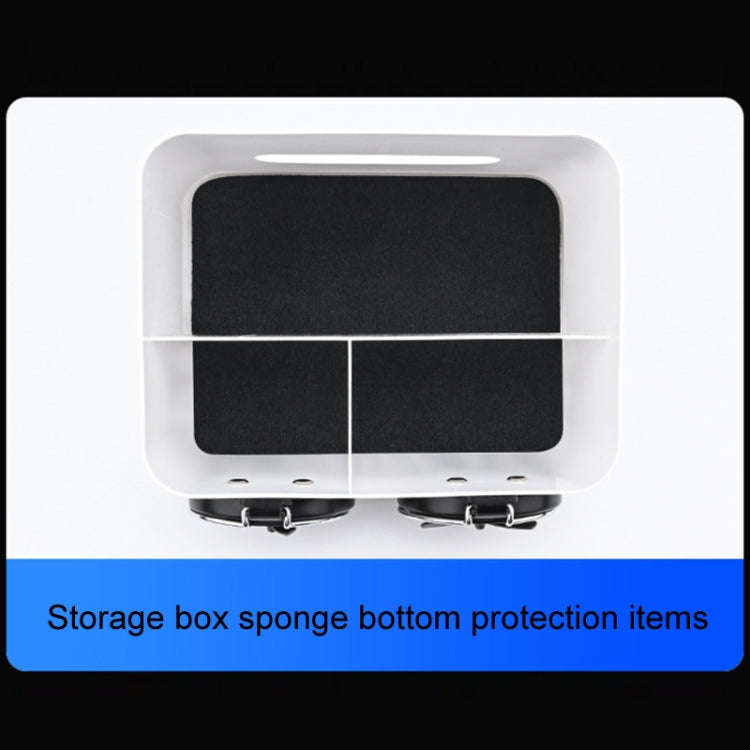 Car Multifunctional Water Cup Holder Armrest Box Paper Box(Blue)