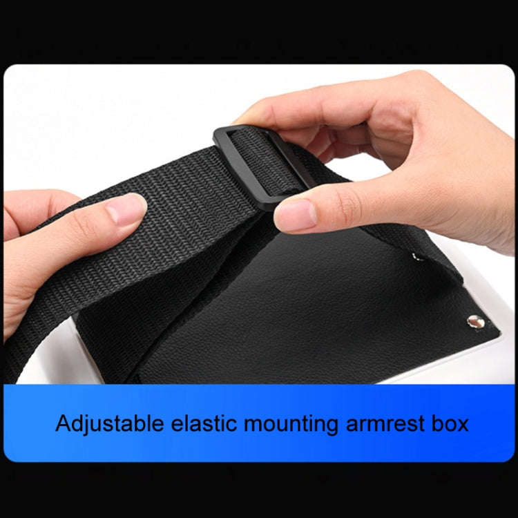 Car Multifunctional Water Cup Holder Armrest Box Paper Box(Gray)