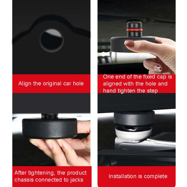 Single Pad For Tesla Model Y / 3 Jack Underbody Shock Absorbing Rubber Mat