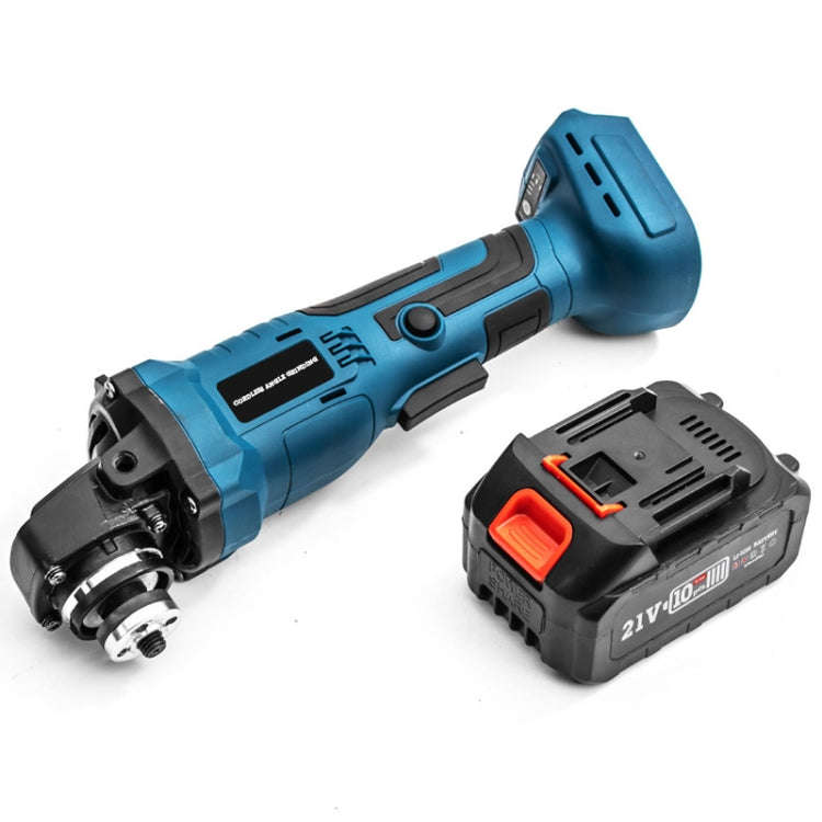 HILDA 21V Brushless Angle Grinder Lithium Cutting Machine, Model: 1 Battery+1 Charger US Plug