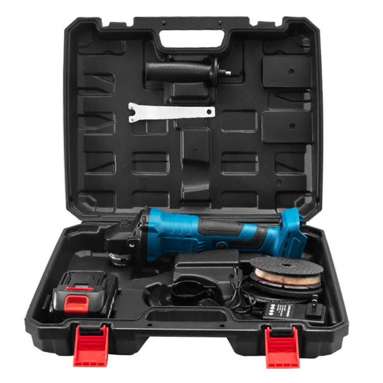 HILDA 21V Brushless Angle Grinder Lithium Cutting Machine, Model: 2 Battery+1 Charger US Plug