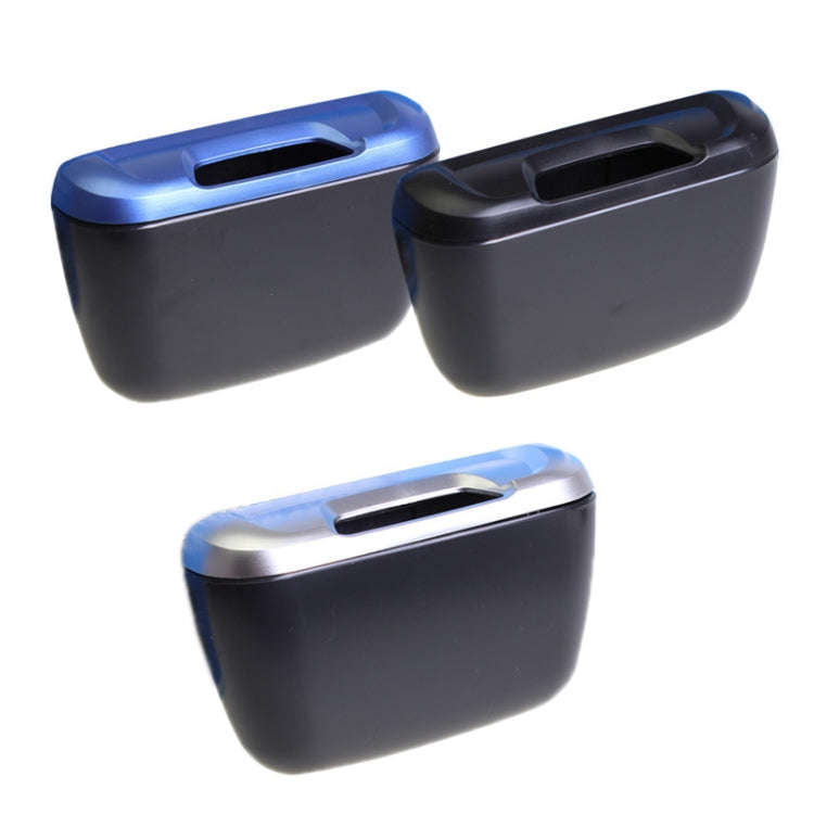 SHUNWEI Vehicle-mounted Trash Can Multifunctional Hanging Storage Bin(Blue)