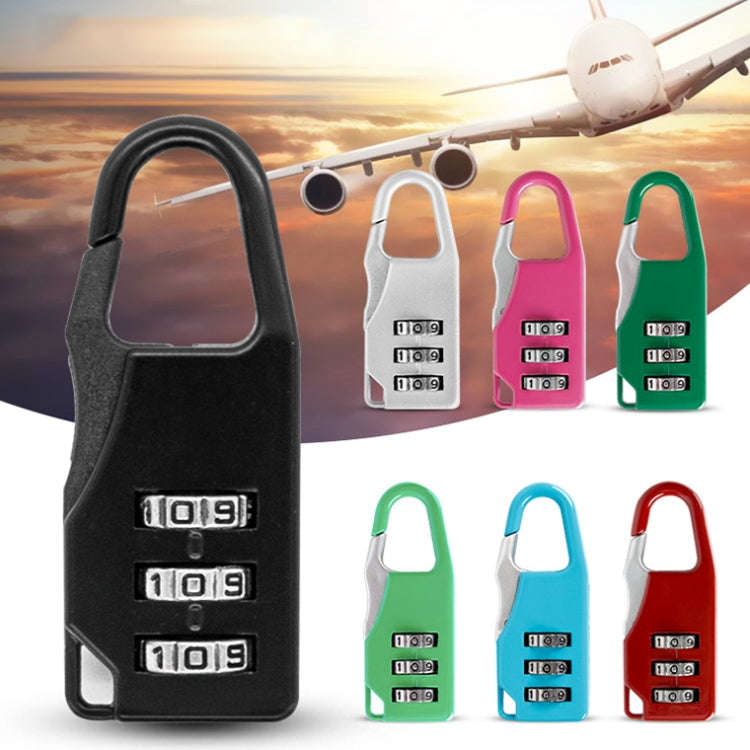 Outdoor Travel Backpack Password Hanging Lock Zinc Alloy Suitcase Anti-theft Lock(Red)
