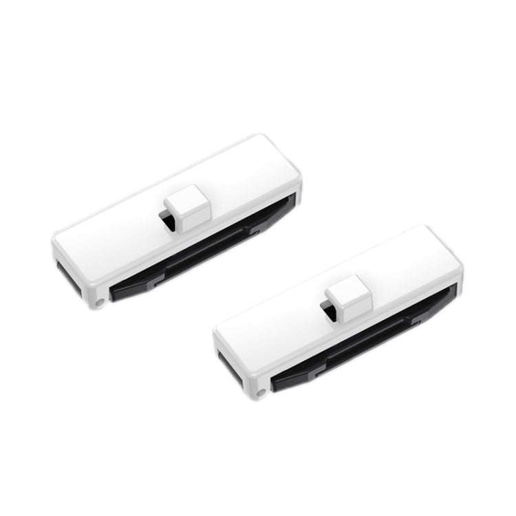 SHUNWEI 1pair Car Safety Belt Limiter Anti-Stranglehold Clip(White)