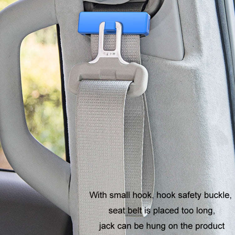 SHUNWEI 1pair Car Safety Belt Limiter Anti-Stranglehold Clip(Blue)