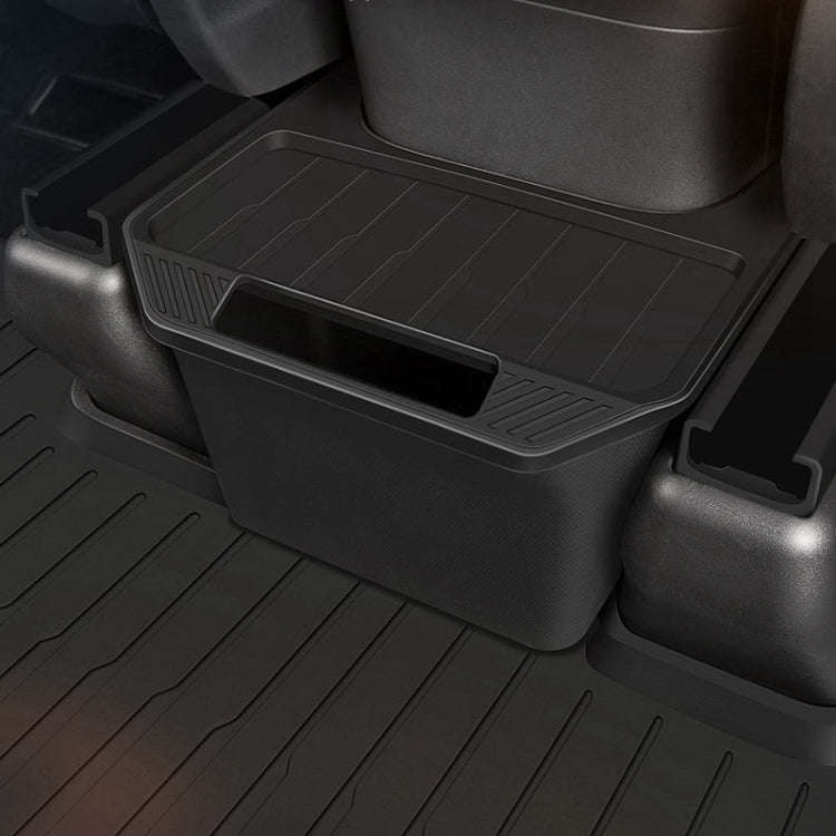 For Tesla Model Y Garbage Can Bin Accessories Rear Center Console Storage Box Organizer, Color: B...