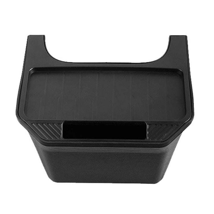 For Tesla Model Y Garbage Can Bin Accessories Rear Center Console Storage Box Organizer, Color: B...