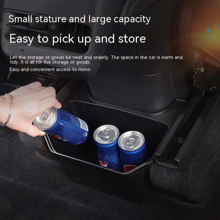 For Tesla Model Y Garbage Can Bin Accessories Rear Center Console Storage Box Organizer, Color: B...