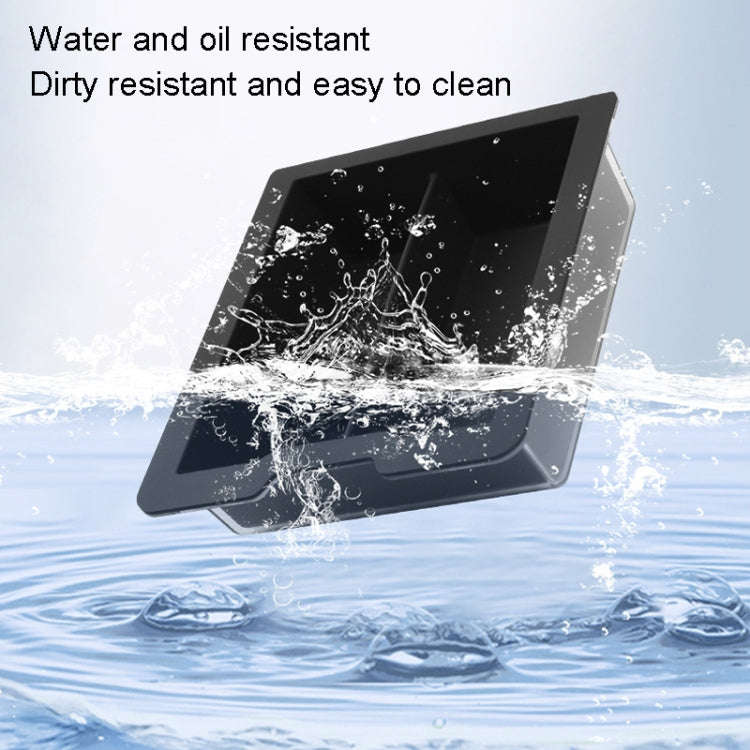For Tesla Model 3 / Y Silicone Double Layer Storage Small Ice Box, Style: Center Front With Divid...
