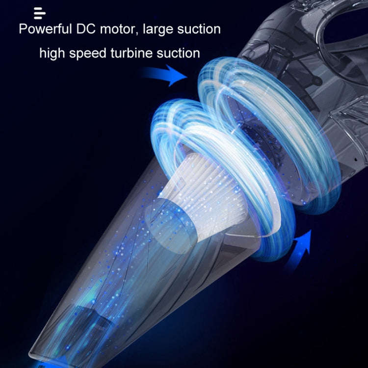 Powerful Portable Car Handheld Vacuum Cleaner, Specification: Wireless