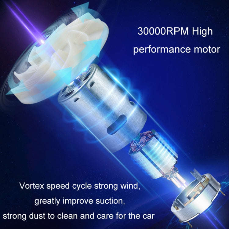 Powerful Portable Car Handheld Vacuum Cleaner, Specification: Wireless