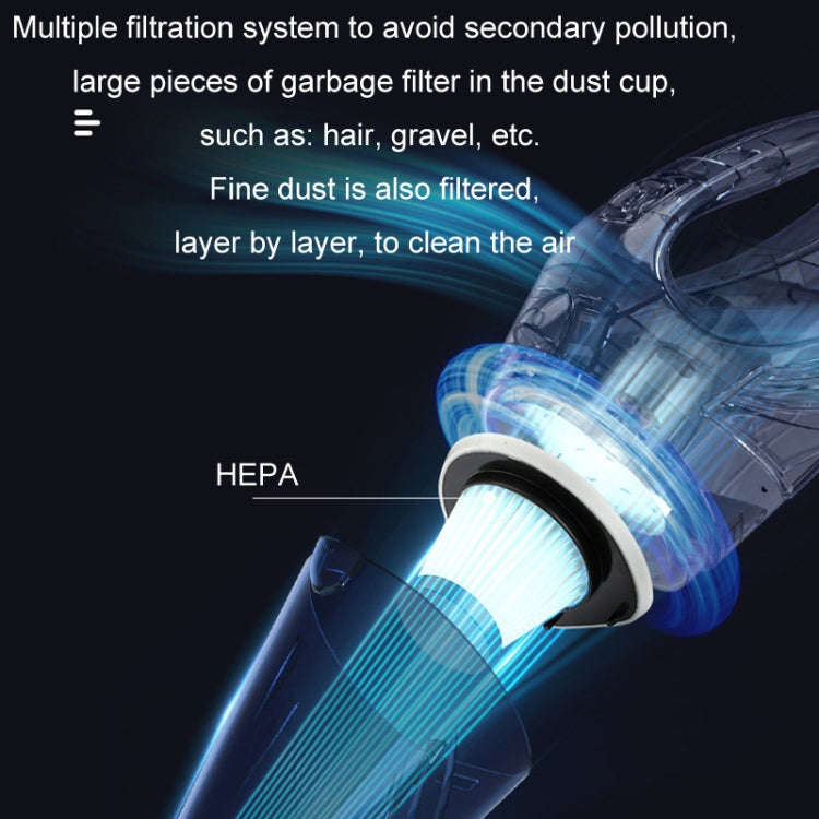 Powerful Portable Car Handheld Vacuum Cleaner, Specification: Wireless