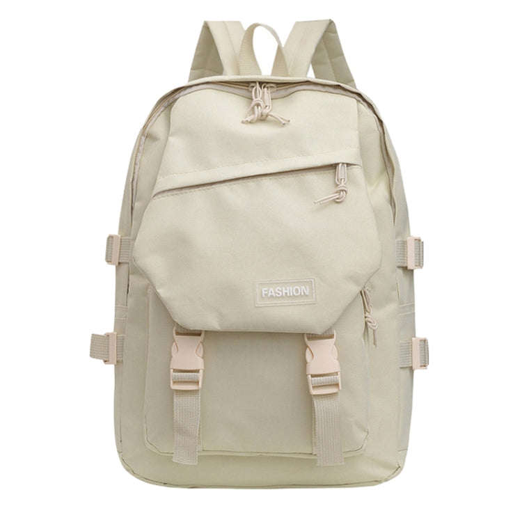 Women Student Schoolbag Harajuku Style Shoulder Backpacks(White)