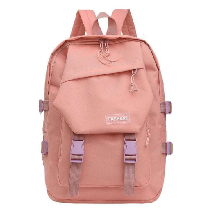 Women Student Schoolbag Harajuku Style Shoulder Backpacks(Pink)