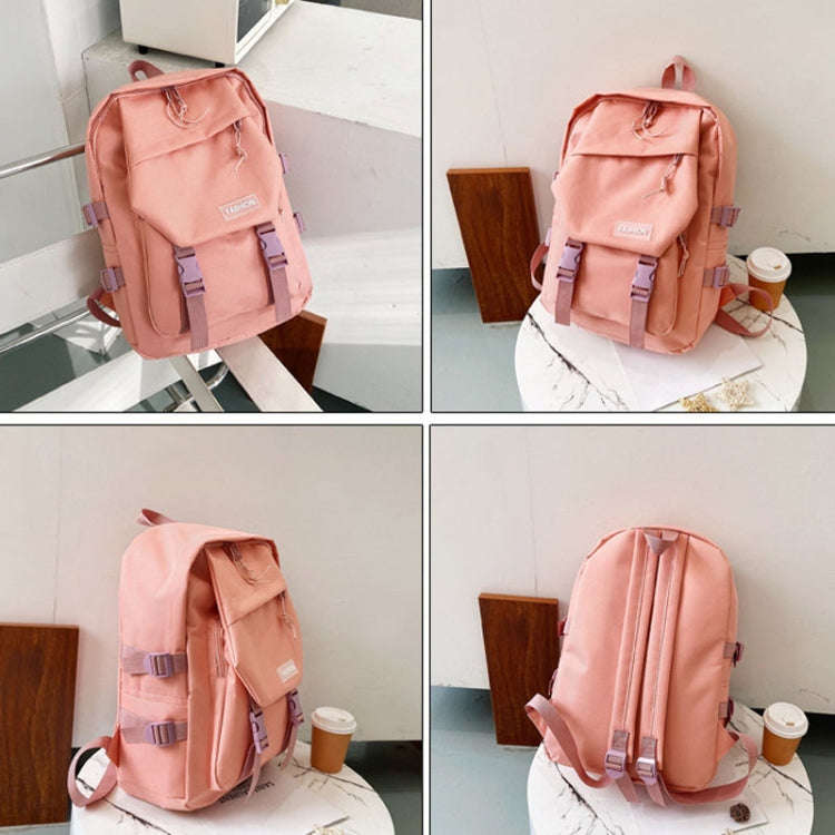 Women Student Schoolbag Harajuku Style Shoulder Backpacks(Pink)