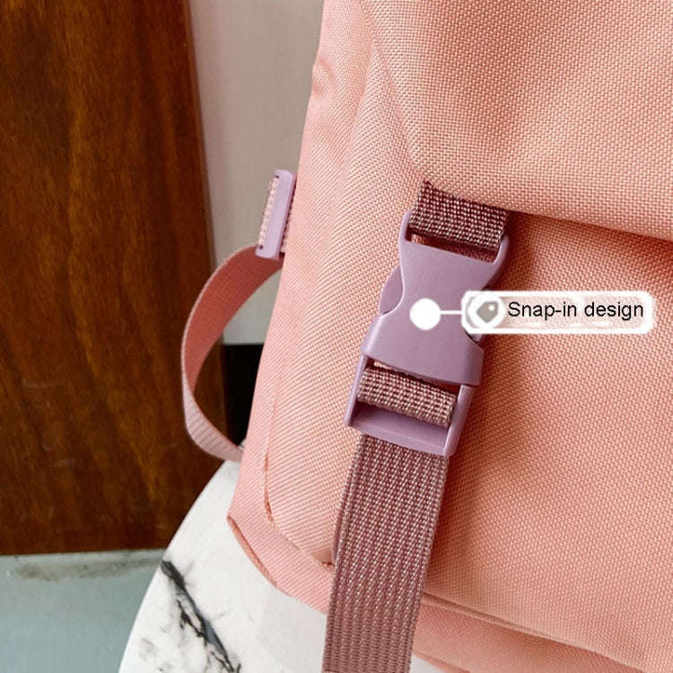 Women Student Schoolbag Harajuku Style Shoulder Backpacks(Pink)