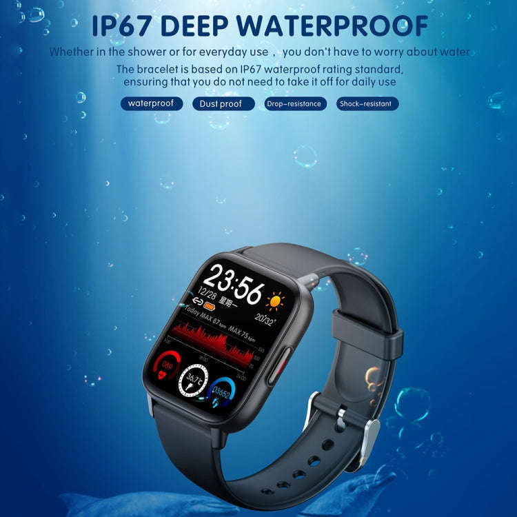 QS16Pro 1.83 inch Heart Rate / Blood Pressure Monitoring Waterproof Sports Smart Watch(Blue)