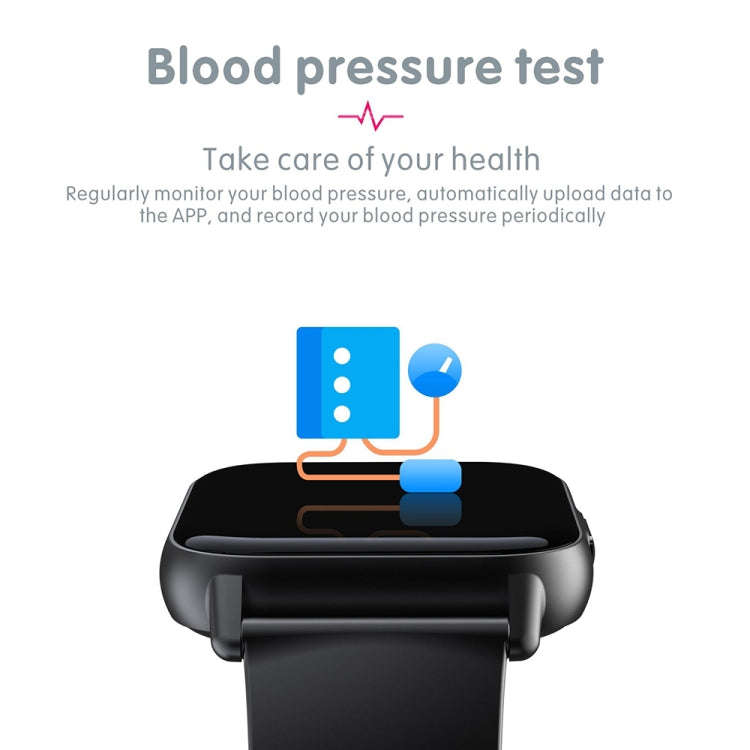 QS16Pro 1.83 inch Heart Rate / Blood Pressure Monitoring Waterproof Sports Smart Watch(Blue)