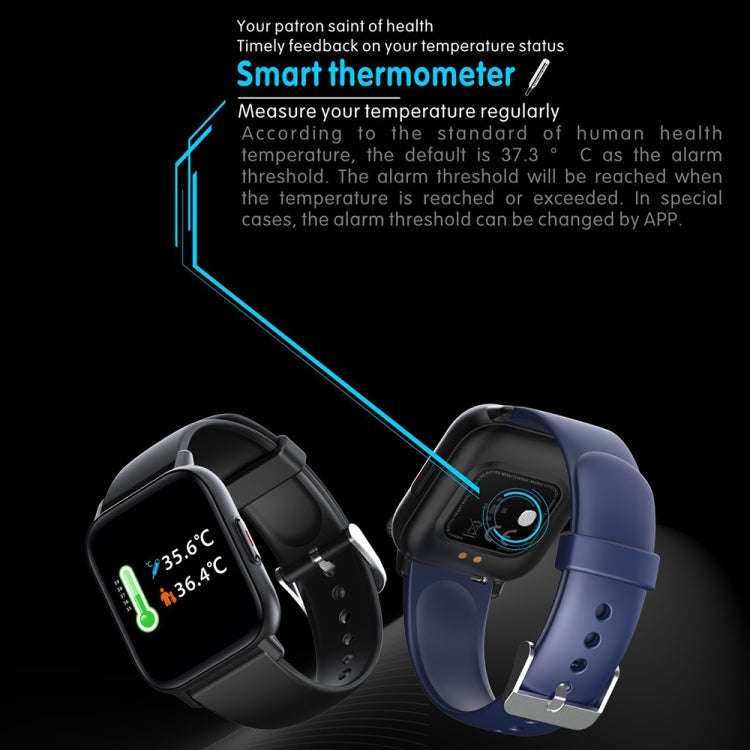 QS16Pro 1.83 inch Heart Rate / Blood Pressure Monitoring Waterproof Sports Smart Watch(Blue)