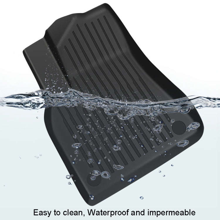 6pcs /Set For Tesla Model Y Double Layer TPE Injection Car Foot Mats Interior Accessories