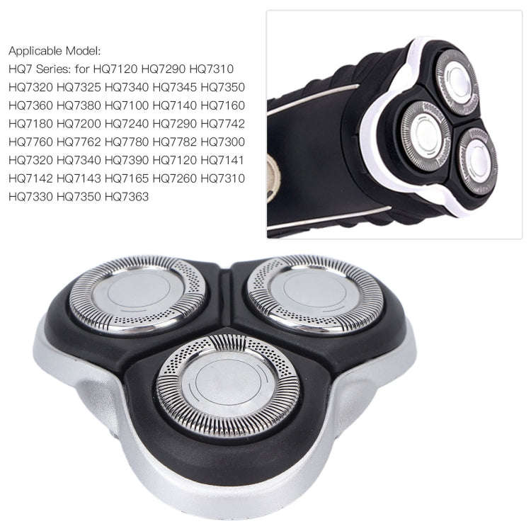For Philips Shavers HQ7310 HQ7340 HQ7180 HQ7360 HQ7390 Replacement Blade Accessories(Silver)
