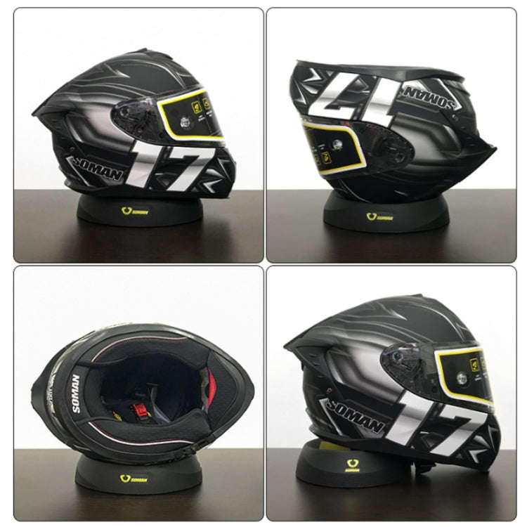 SOMAN Multifunctional Helmet Support Pad Anti-slip Protective Support Base(Black)
