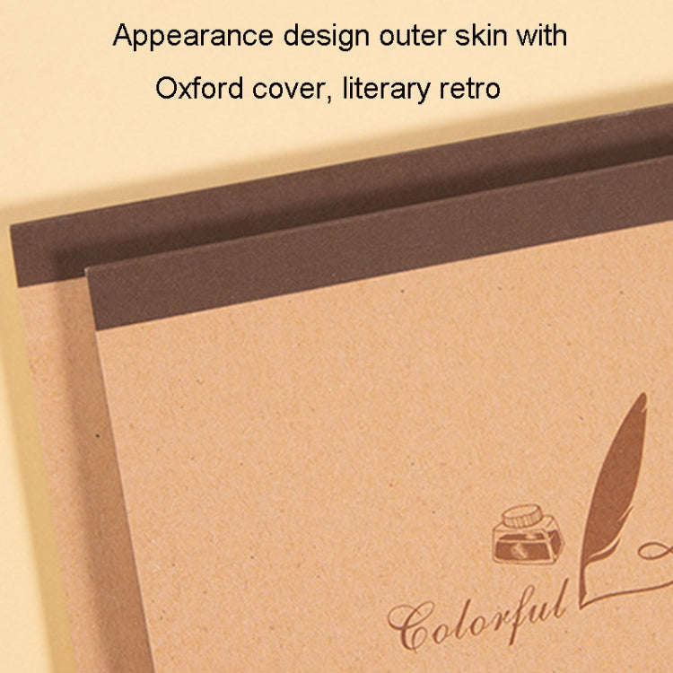 Small 64K Blank Kraft Sketchbook Doodle Notebook