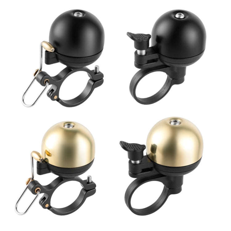Mini Mountain Bike Pure Copper Bell, Color: Black Metal Base