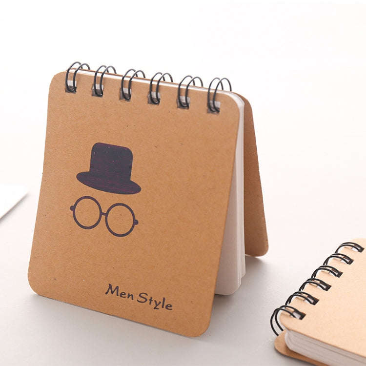 5pcs Small Portable Notebook Mini Pocket Coil Notes, Model: Pipe