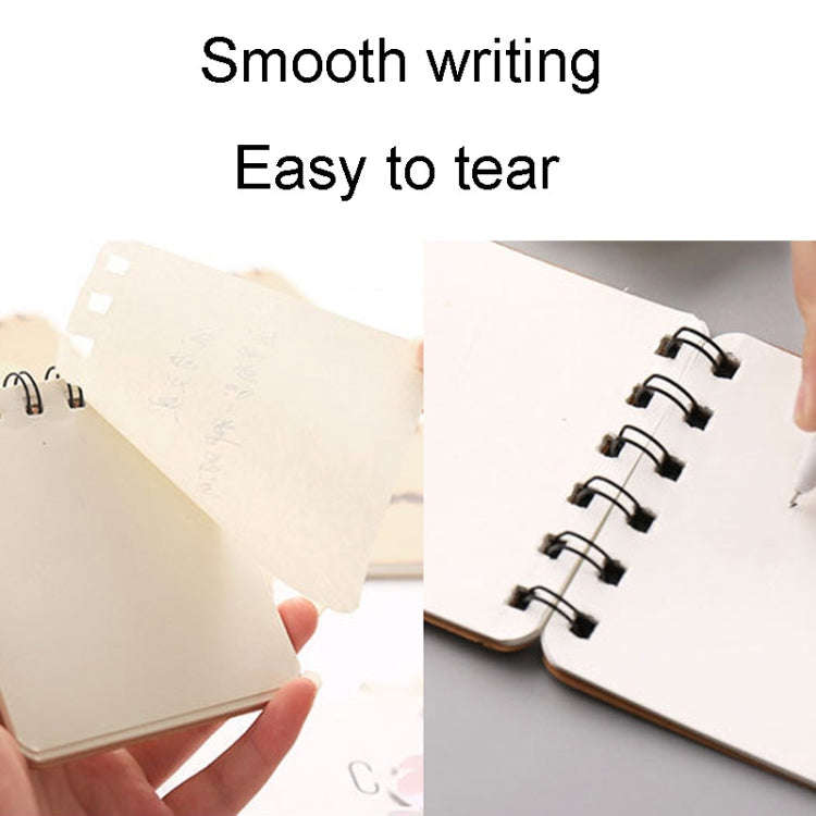 5pcs Small Portable Notebook Mini Pocket Coil Notes, Model: Pipe