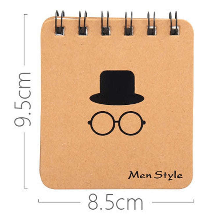 5pcs Small Portable Notebook Mini Pocket Coil Notes, Model: Pipe