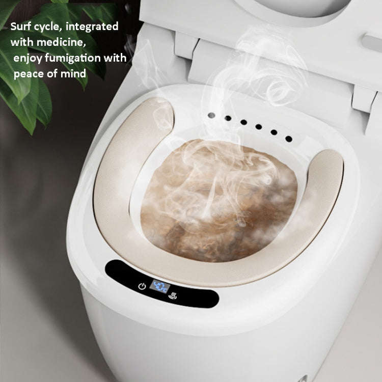 Electric Sitz Bath Temperature Digital Display Hip Basin Bidet, Spec: PVC Cushion White