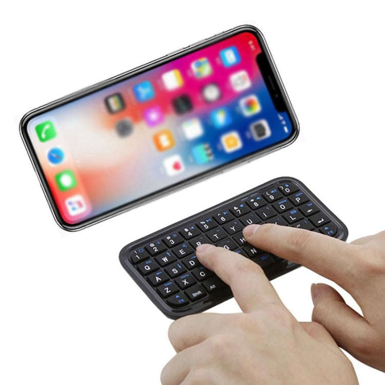 49 Keys Wireless Bluetooth Mini Keyboard Multi System Universal Portable Keypad(Black)
