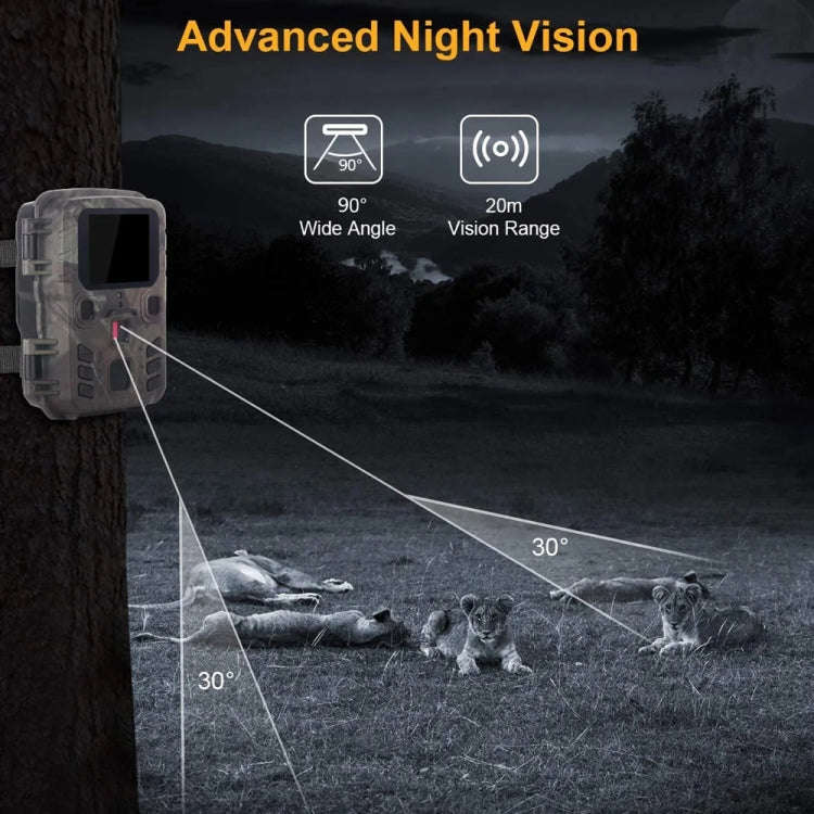 WiFi301 24MP+1296P WIFI+Bluetooth Infrared Night Vision Tracking Hunting Camera
