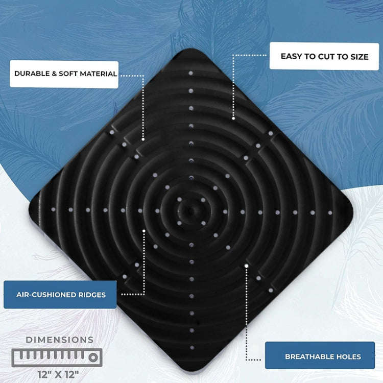 Washable Nesting Pads Chicken Nesting Boxes Chicken Bed For Laying Eggs(Black)