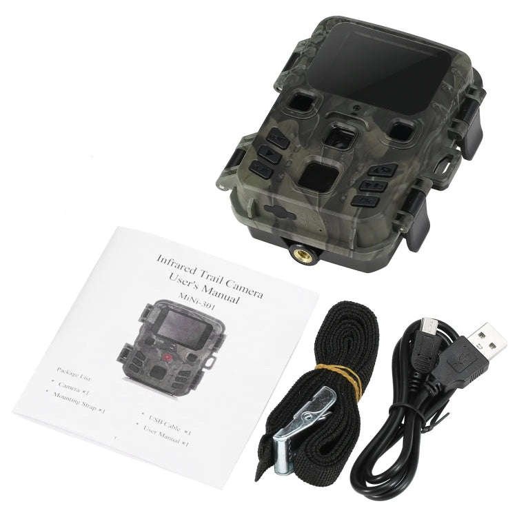 MiNi301 20MP 1080P Hunting Trail Camera With Night Vision Wildlife Scouting Photo