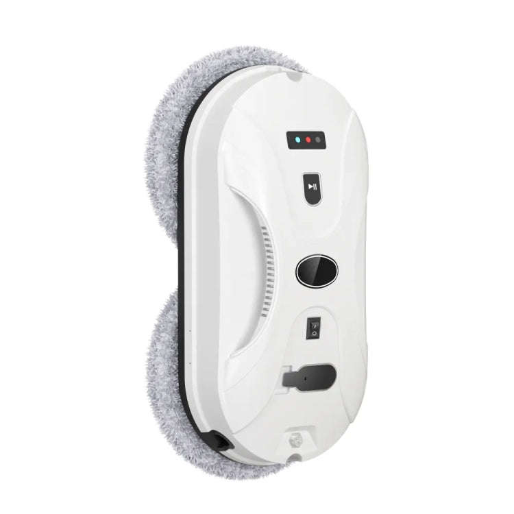 80W/24V Smart Water Sprayer Window Washing Robot Window Cleaner With Remote Control US Plug(White)