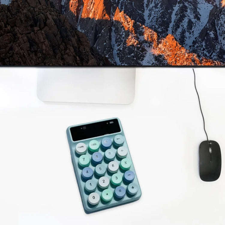 Q3 2.4G Mini Wireless Office Digital Keyboard Cash Register Financial Accounting Password Keypad(...