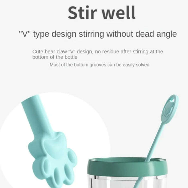 Cartoon Stirring Stick Extended Temperature-sensitive Color-changing Milk Powder Mixing Rod(Pink)