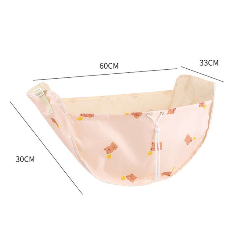Car Multifunctional Rear Seat Net Pocket Hanging Storage Bag(Tulip Bunny)